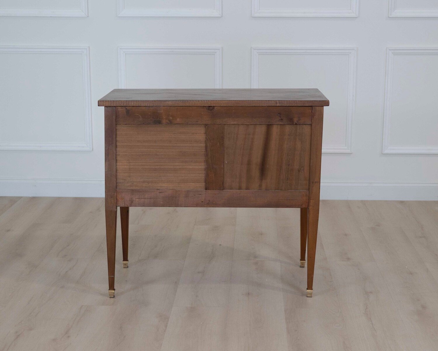 French 20th Century Louis XVI Style Walnut Commode - JAA