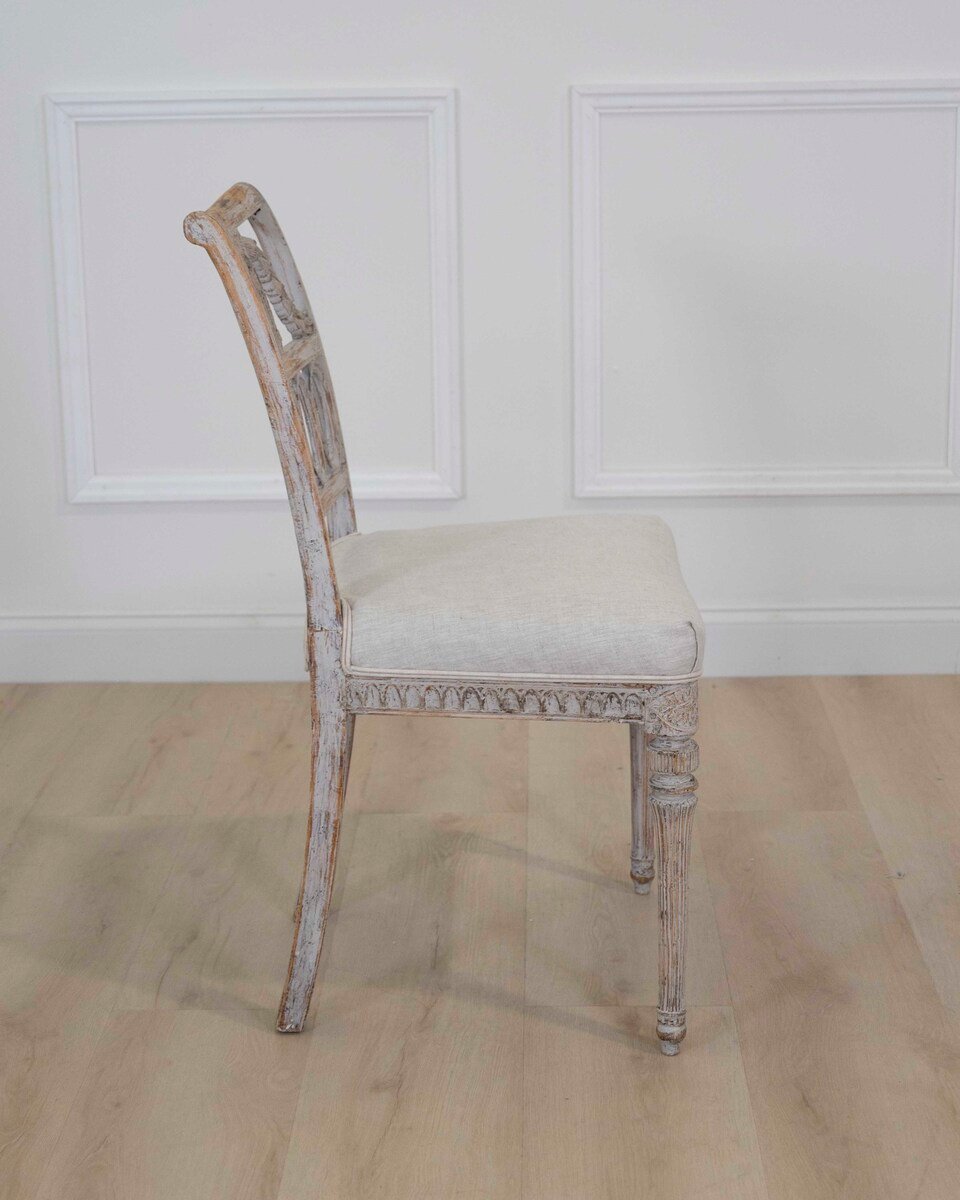 Matched Set of 8 Lindome Chairs Circa 1800 - JAA