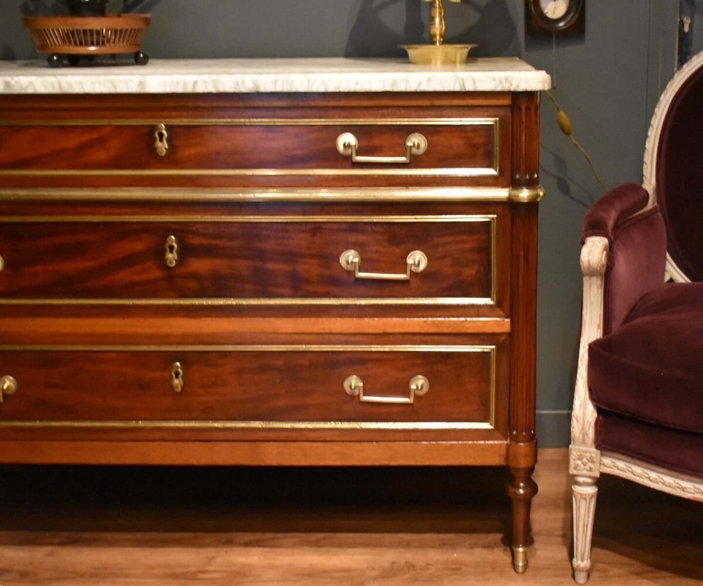 19th Century Louis XVI Style Chest of Drawers - JAA