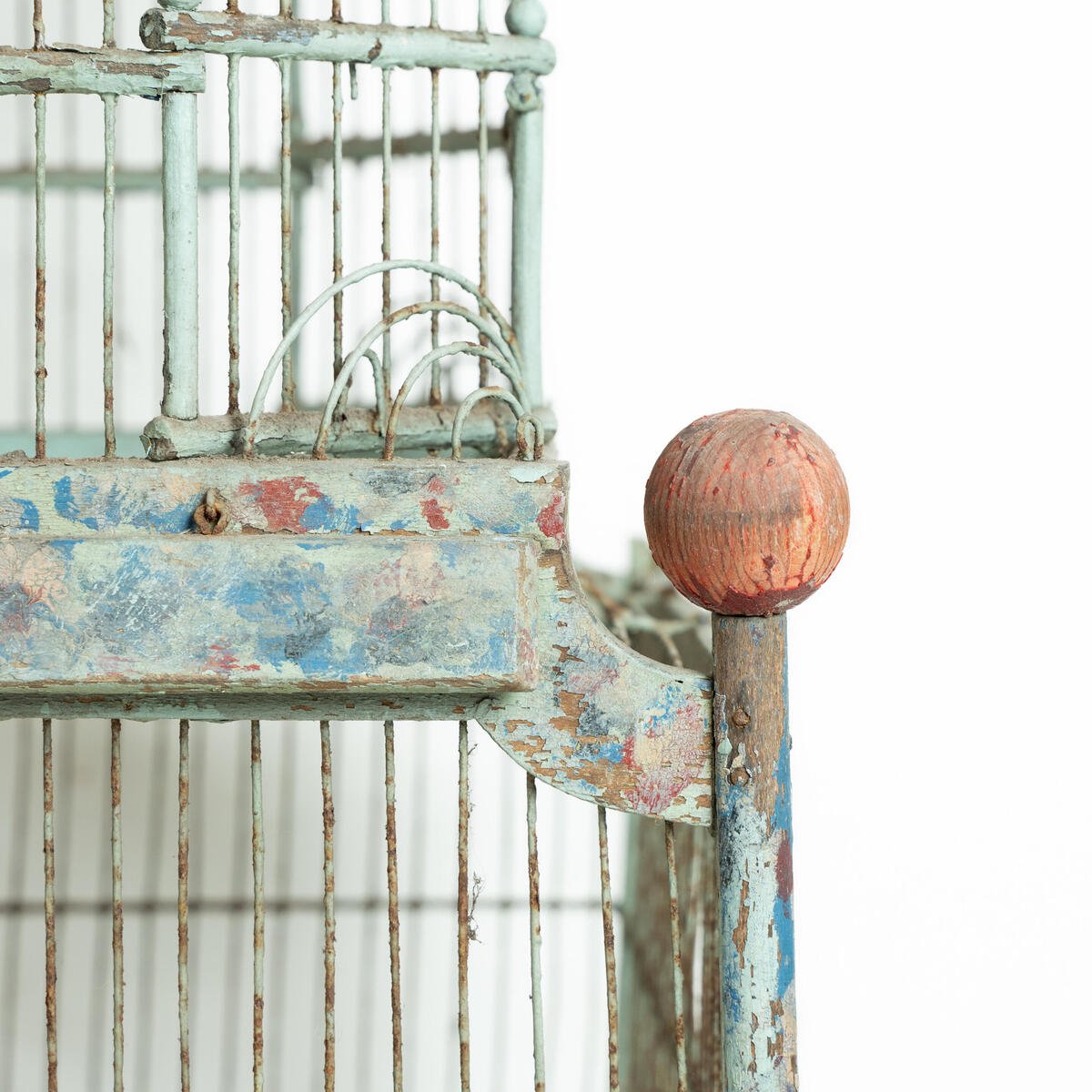 Architectural Painted Birdcage - JAA