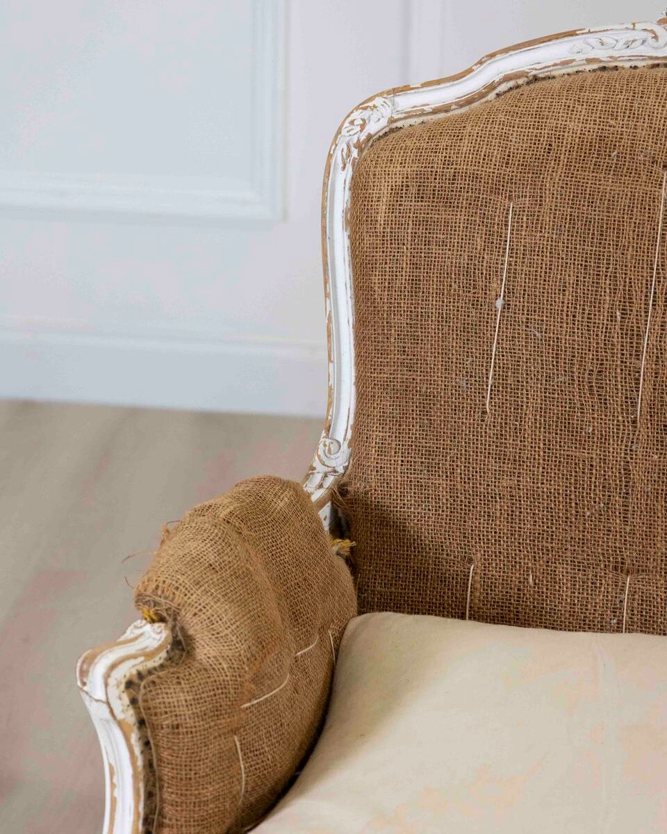 Pair of 20th Century French Chairs, Ready to Upholster - JAA