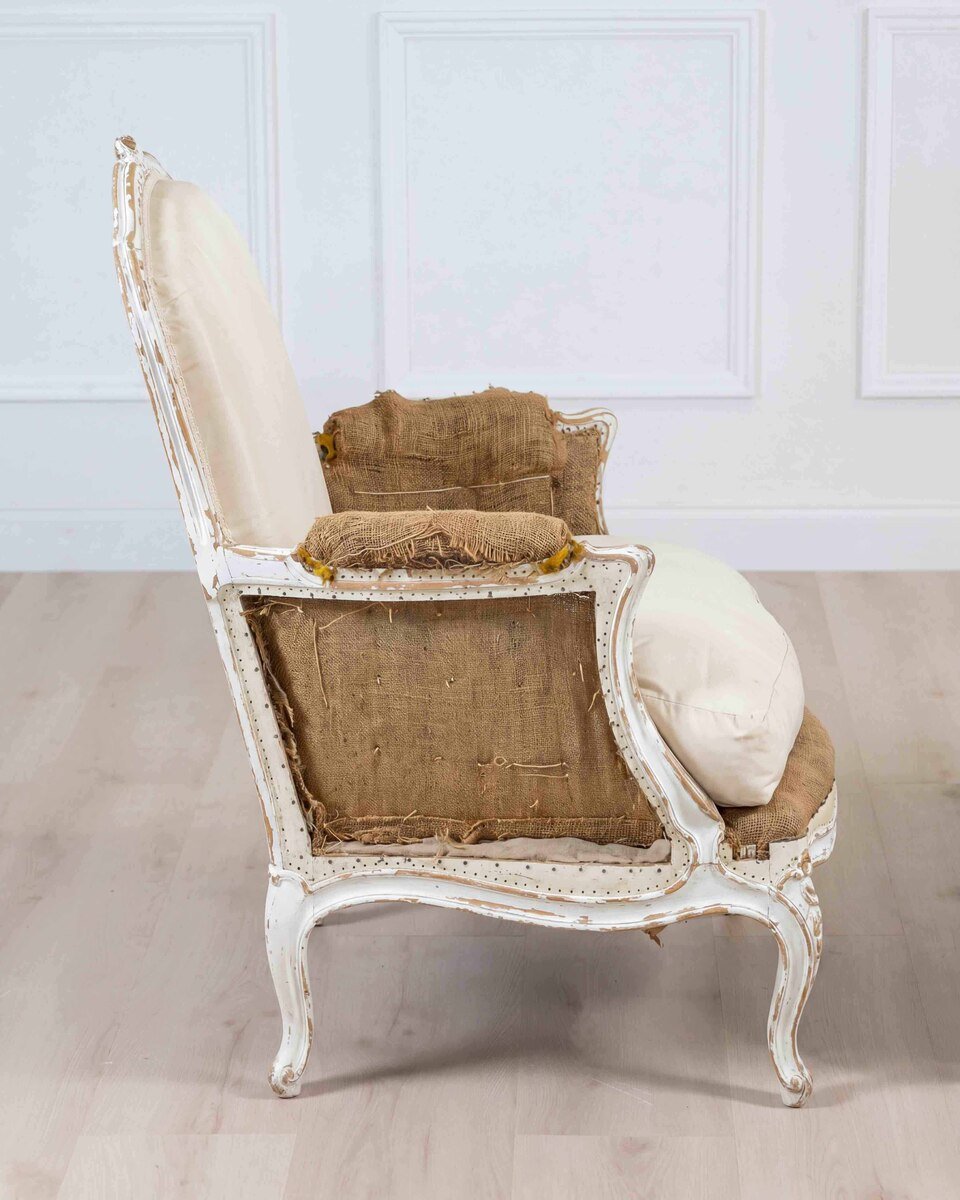 Pair of 20th Century French Chairs, Ready to Upholster - JAA