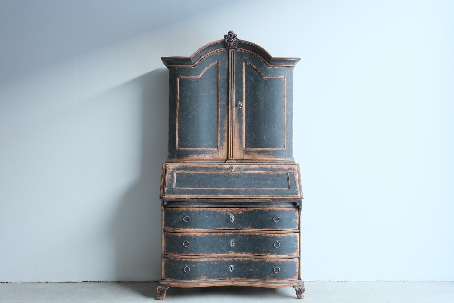 Danish Rococo Secretary Circa 1760 - JAA