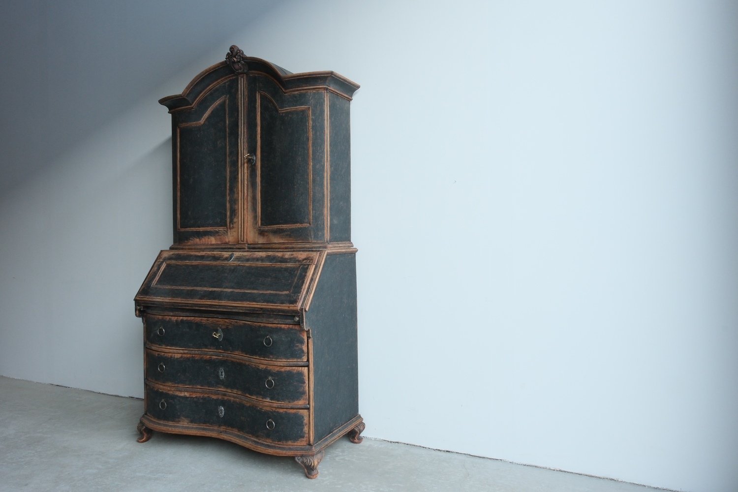 Danish Rococo Secretary Circa 1760 - JAA
