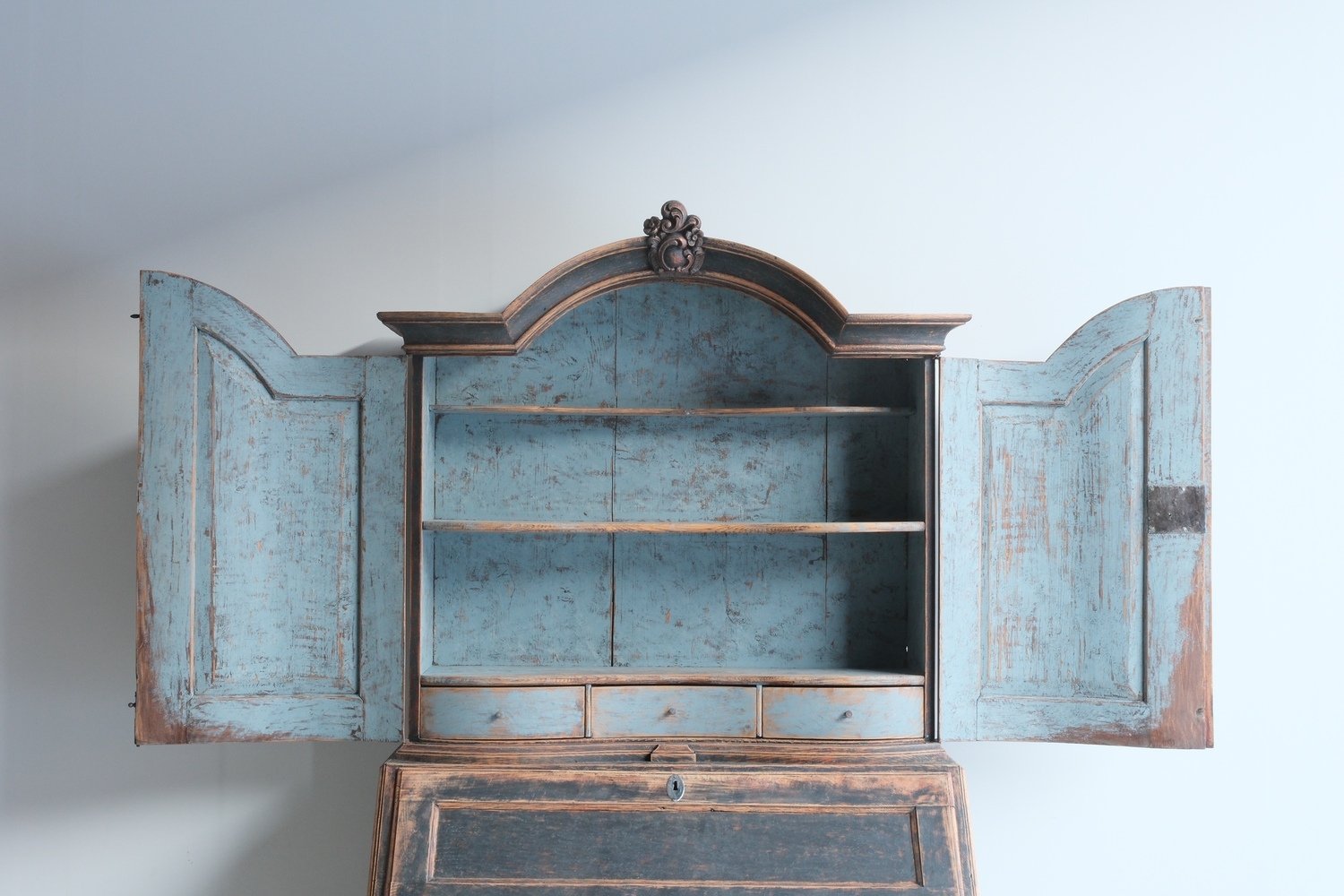 Danish Rococo Secretary Circa 1760 - JAA