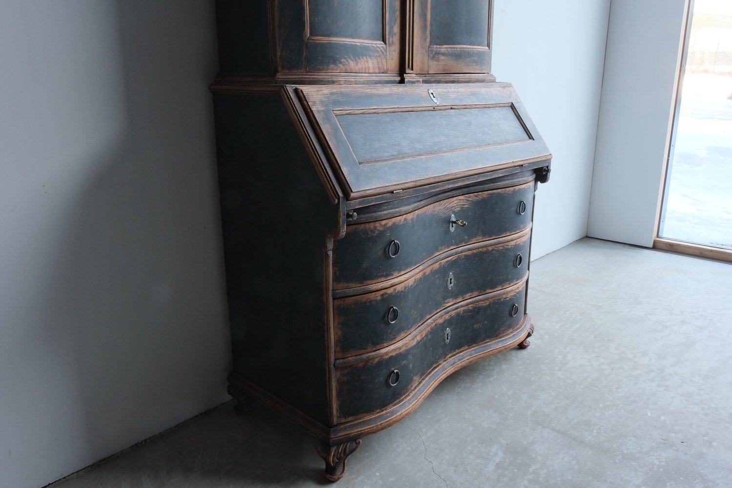 Danish Rococo Secretary Circa 1760 - JAA