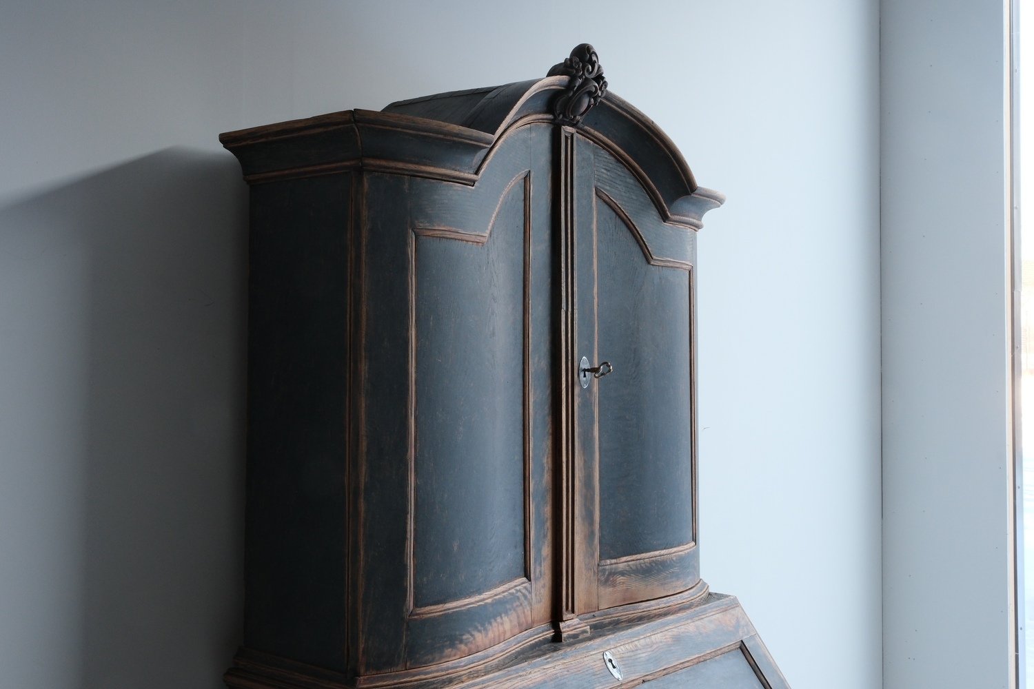 Danish Rococo Secretary Circa 1760 - JAA