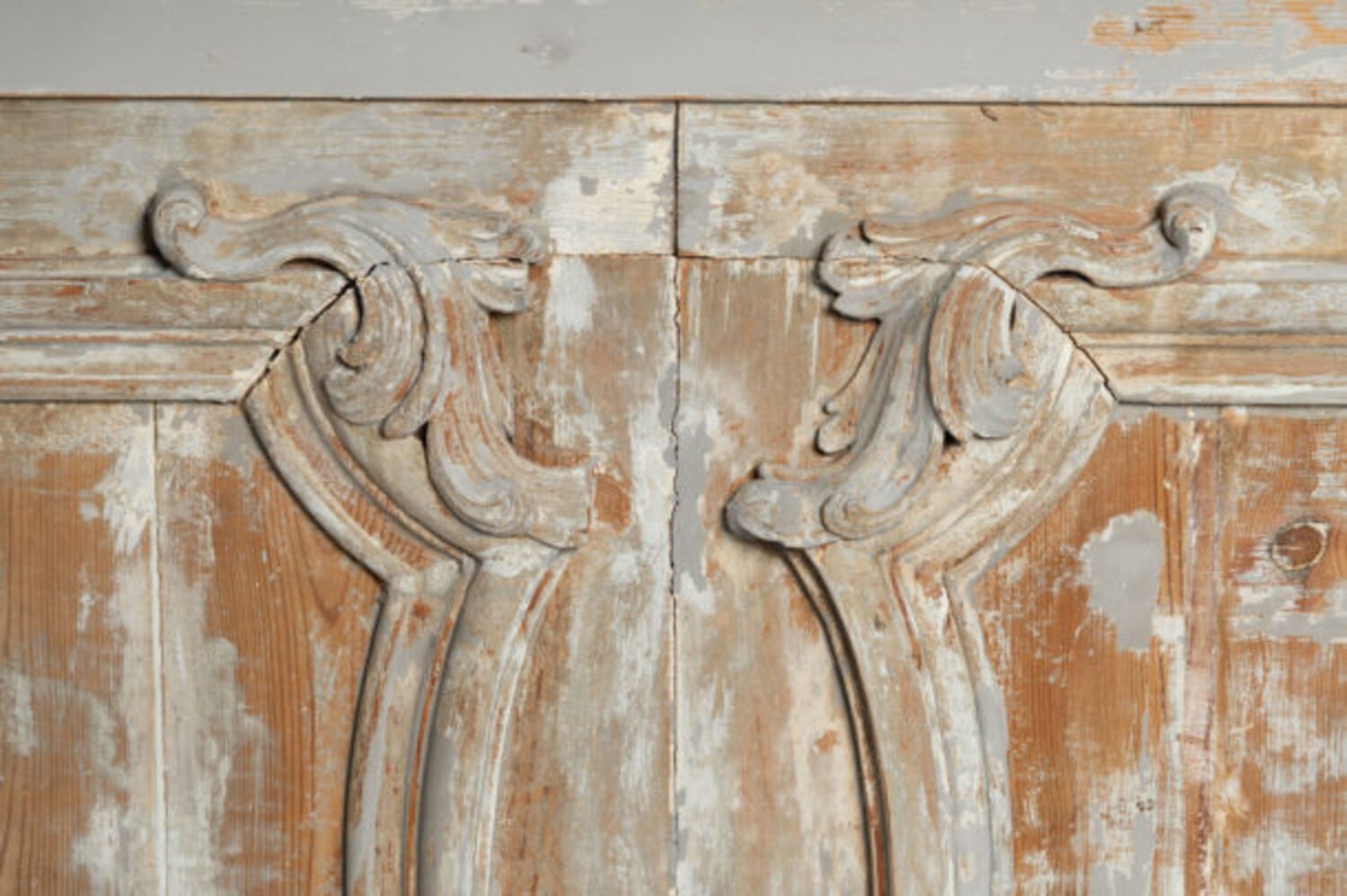 French wooden panel, 20th Century. - JAA