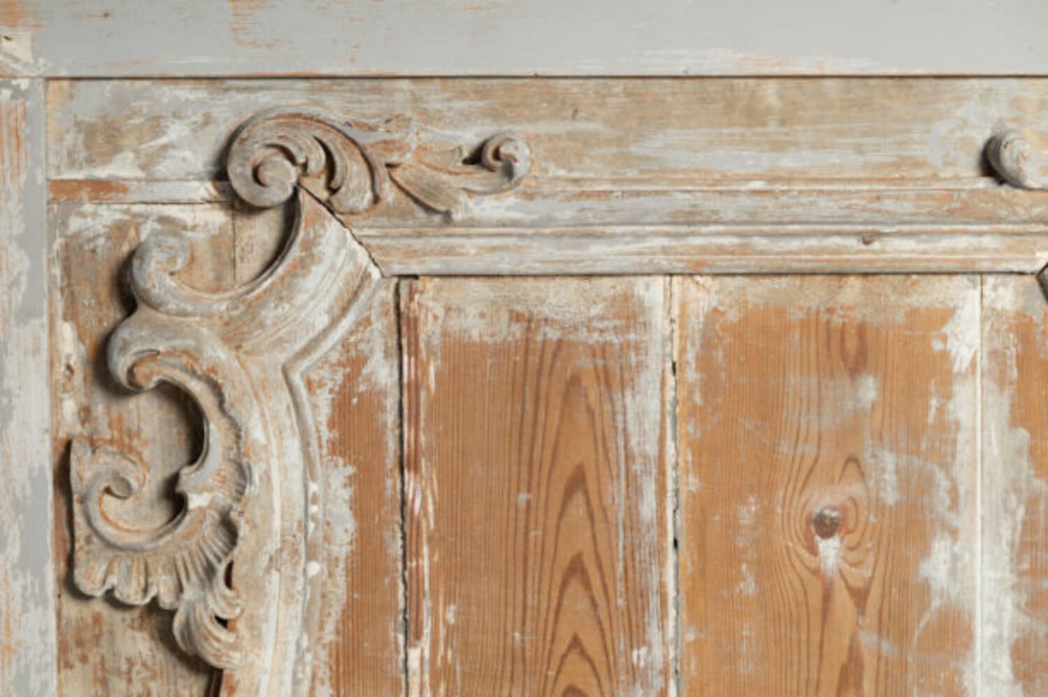 French wooden panel, 20th Century. - JAA