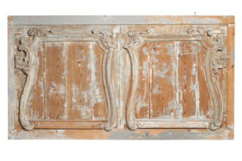 French wooden panel, 20th Century.