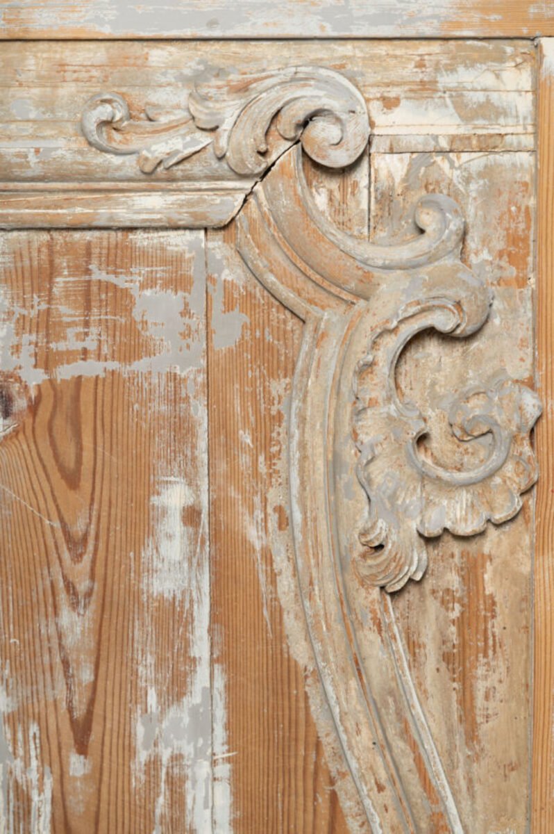 French wooden panel, 20th Century. - JAA