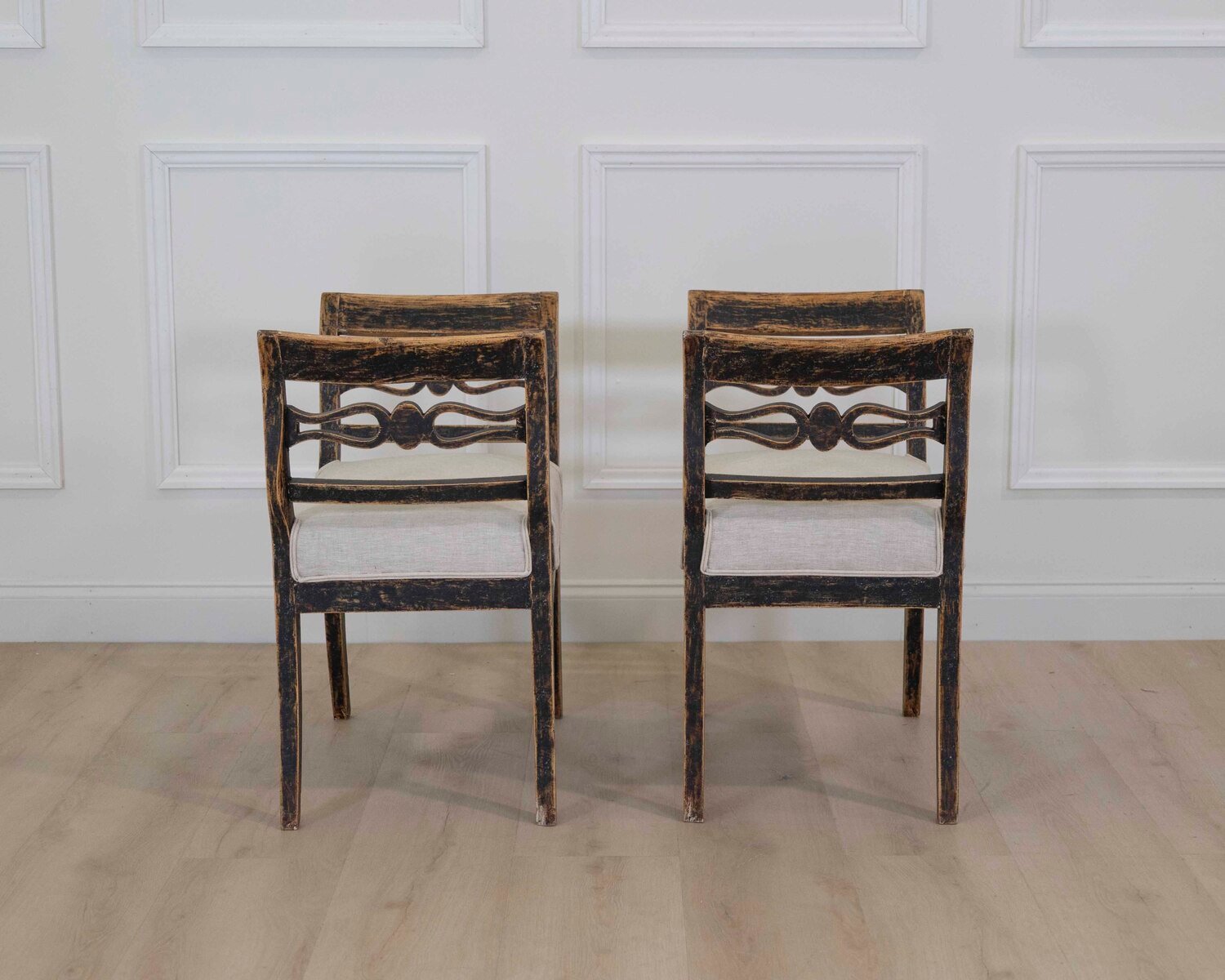 A pair of Stools with Handles Circa 1830 - JAA