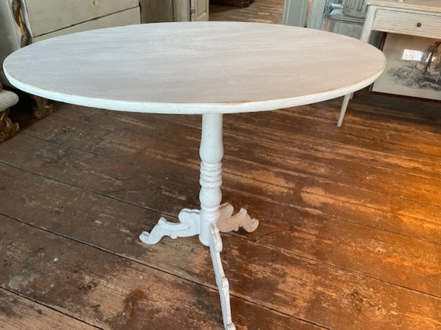 19th Century Swedish Tri-Pod Table - JAA