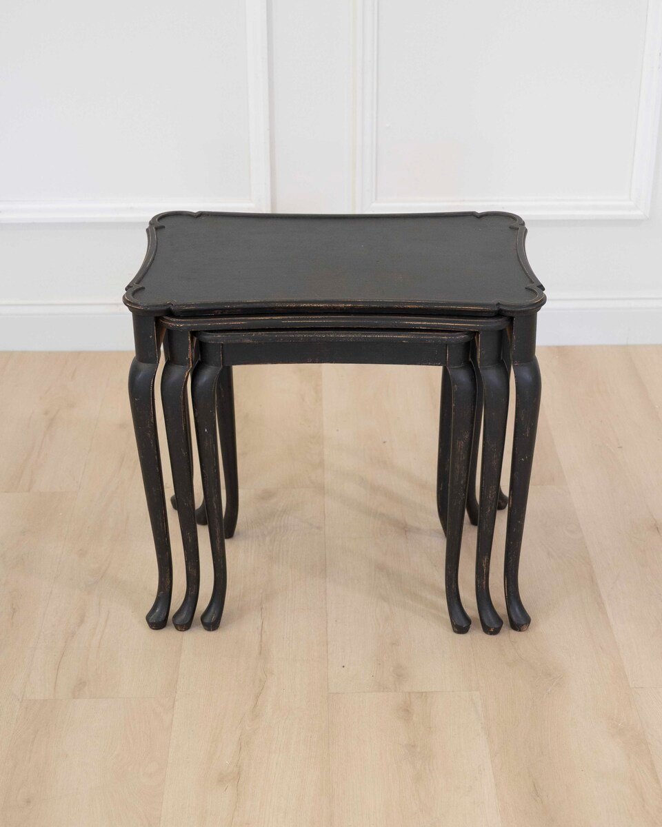 Set of Swedish Queen Anne Style Nesting Tables - JAA