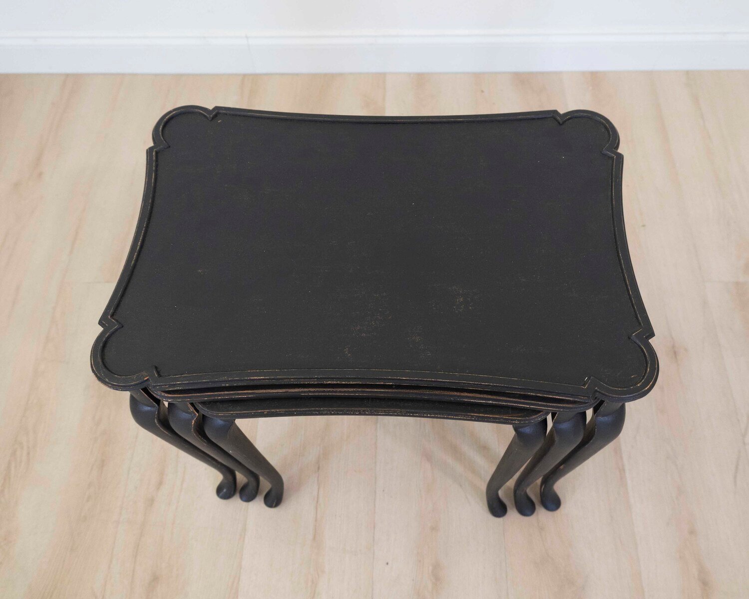 Set of Swedish Queen Anne Style Nesting Tables - JAA