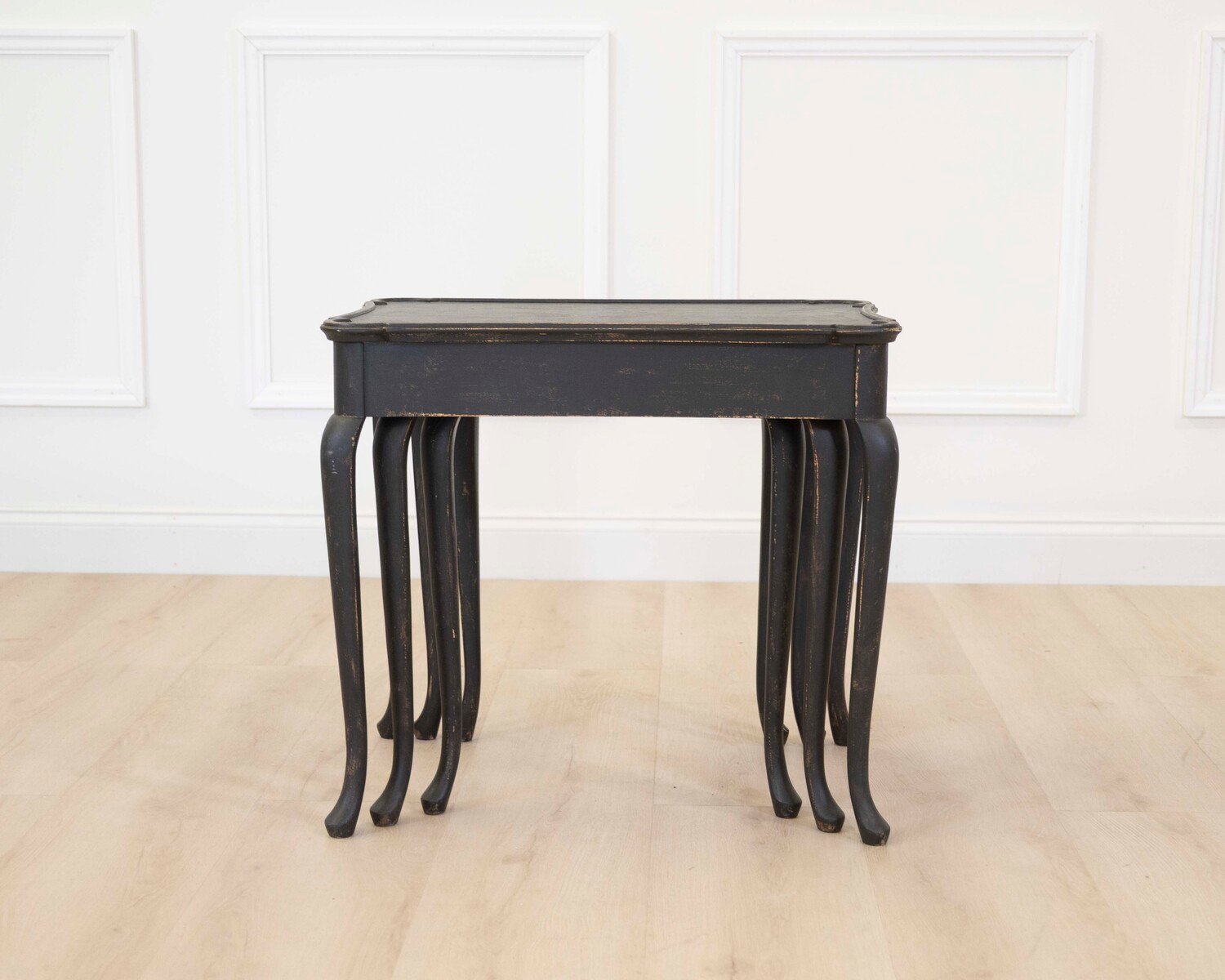 Set of Swedish Queen Anne Style Nesting Tables - JAA