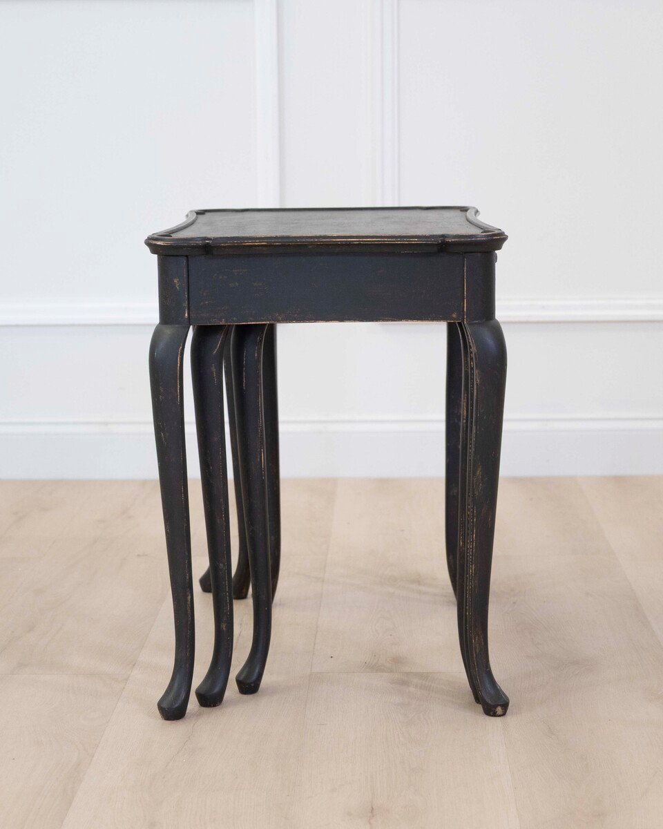 Set of Swedish Queen Anne Style Nesting Tables - JAA