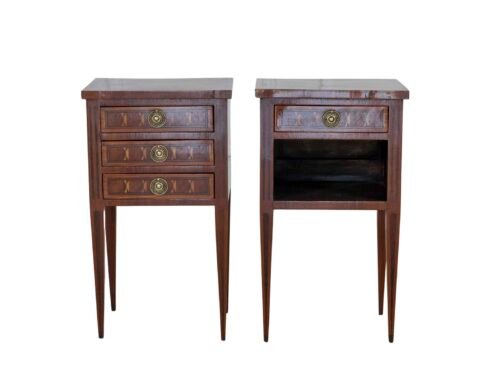 Pair Of Louis XVI Style Bedside Tables