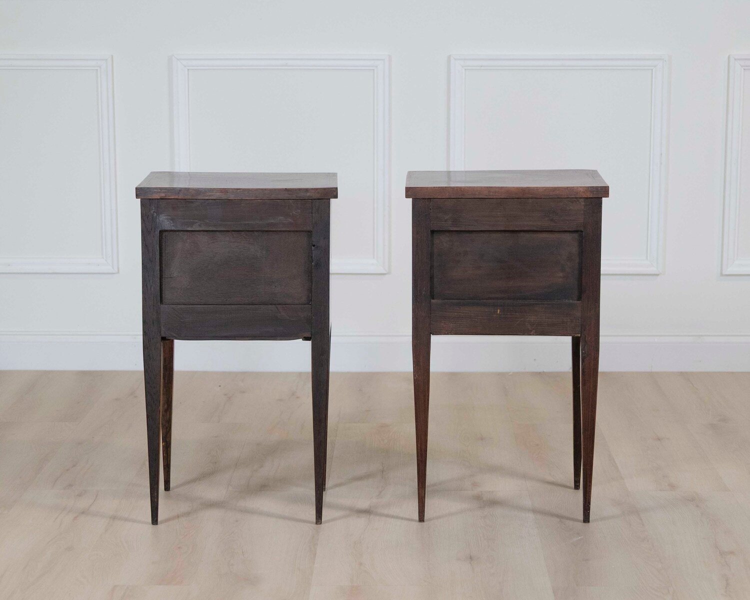 Pair Of Louis XVI Style Bedside Tables - JAA
