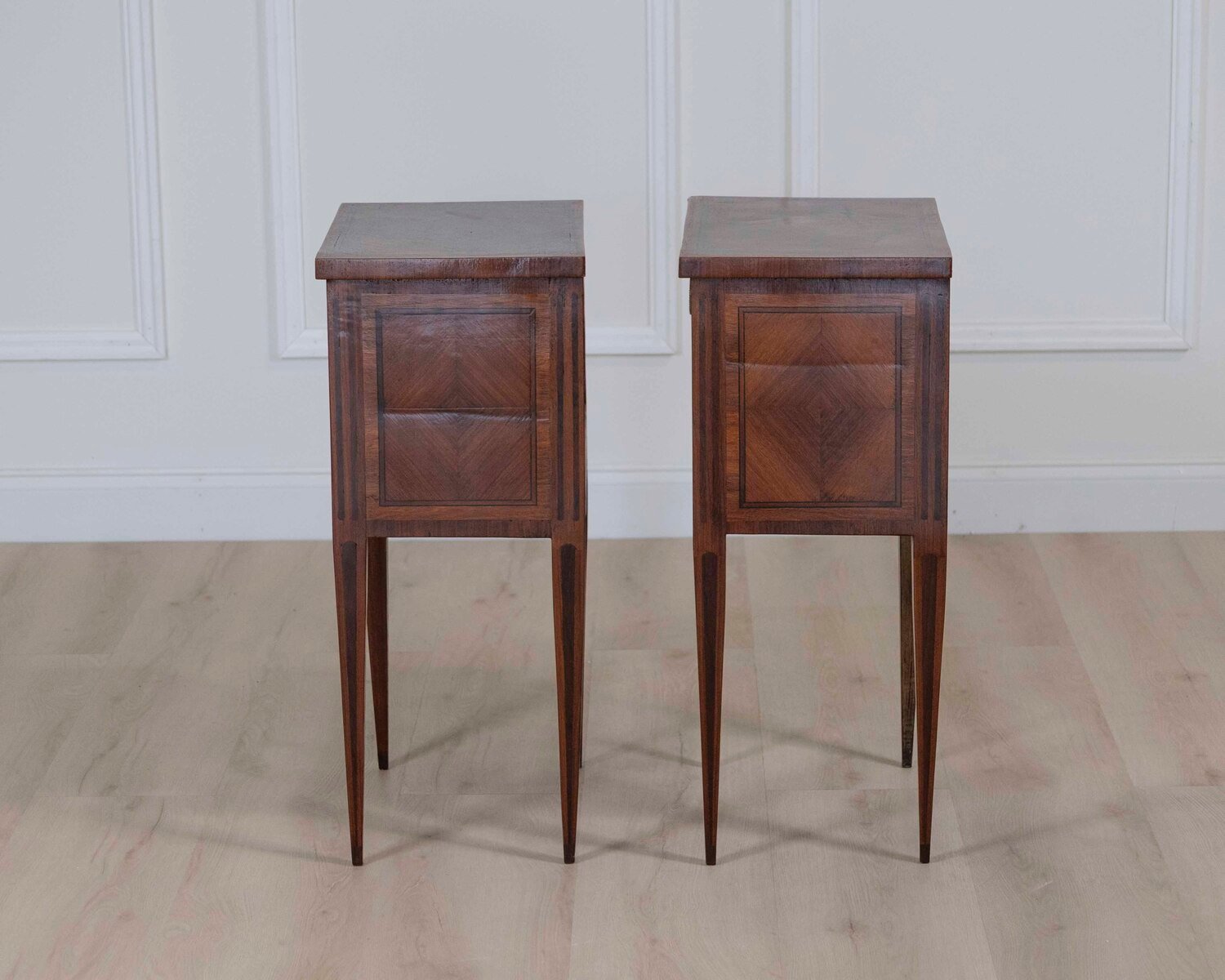 Pair Of Louis XVI Style Bedside Tables - JAA
