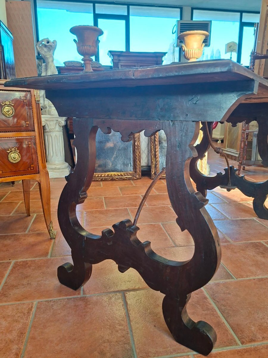 Walnut Lyre Table - JAA