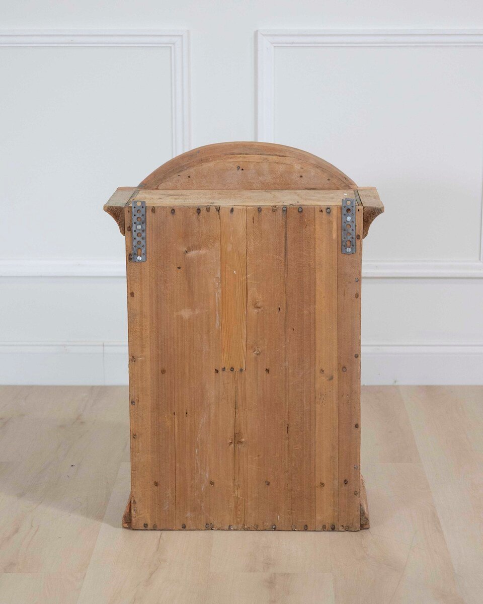 Swedish 19th Century Hand-Painted Pine Wall Cabinet - JAA