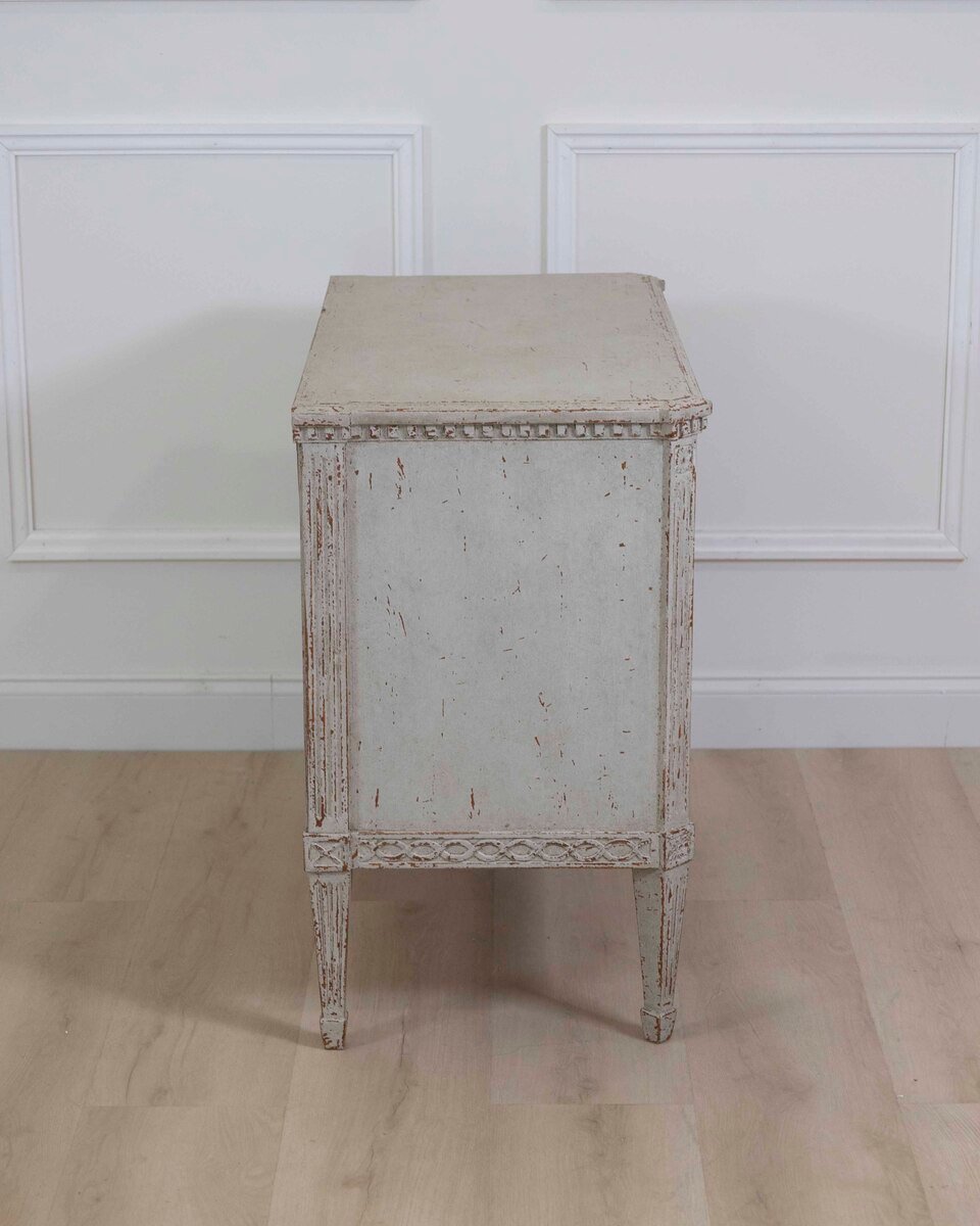 Danish 19th Century Carved Chest of Drawers - JAA
