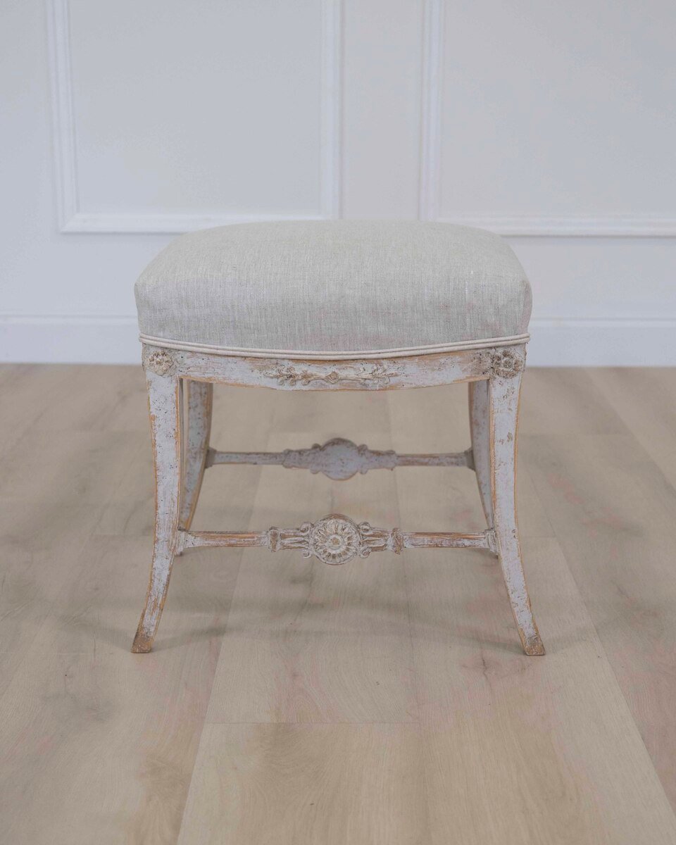A Gustavian Stool Circa 1810 - JAA