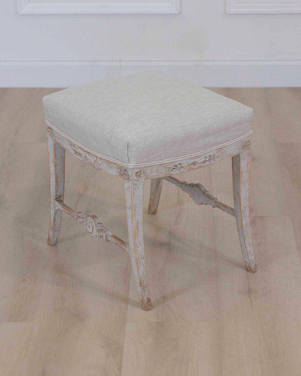 A Gustavian Stool Circa 1810 - JAA