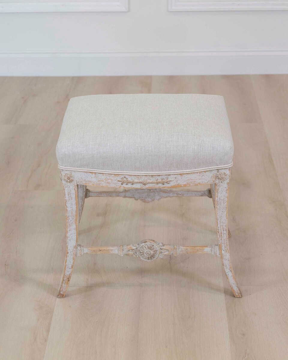 A Gustavian Stool Circa 1810 - JAA