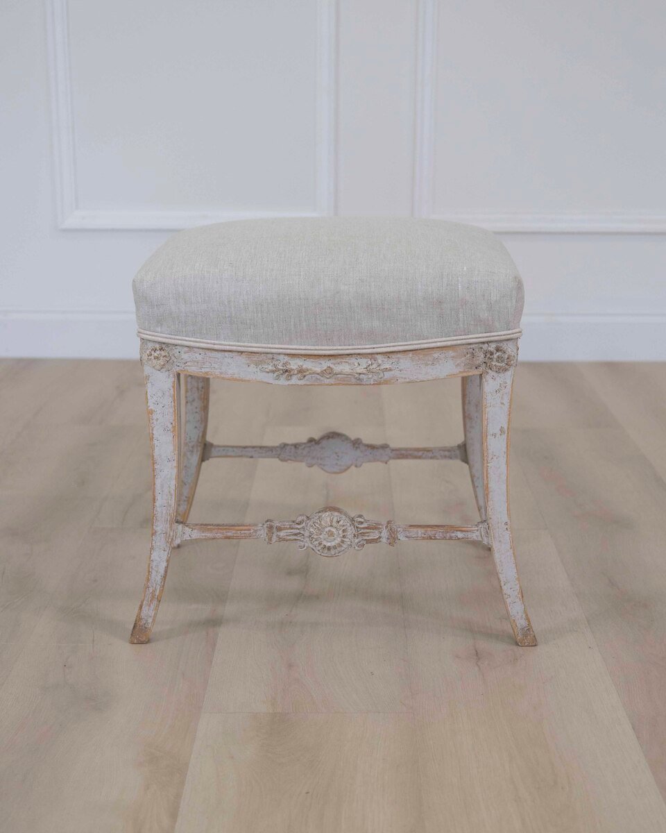 A Gustavian Stool Circa 1810 - JAA