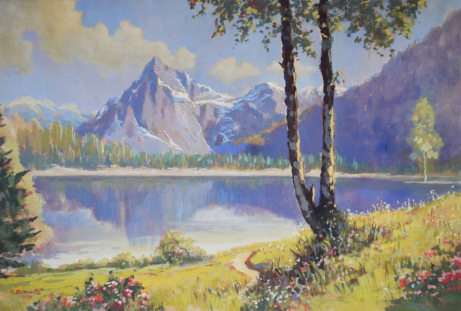 Alpine Lake – G. Bonavita, 1959 - JAA