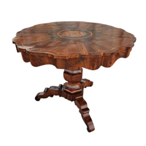 Inlaid Table From The Charles X Period