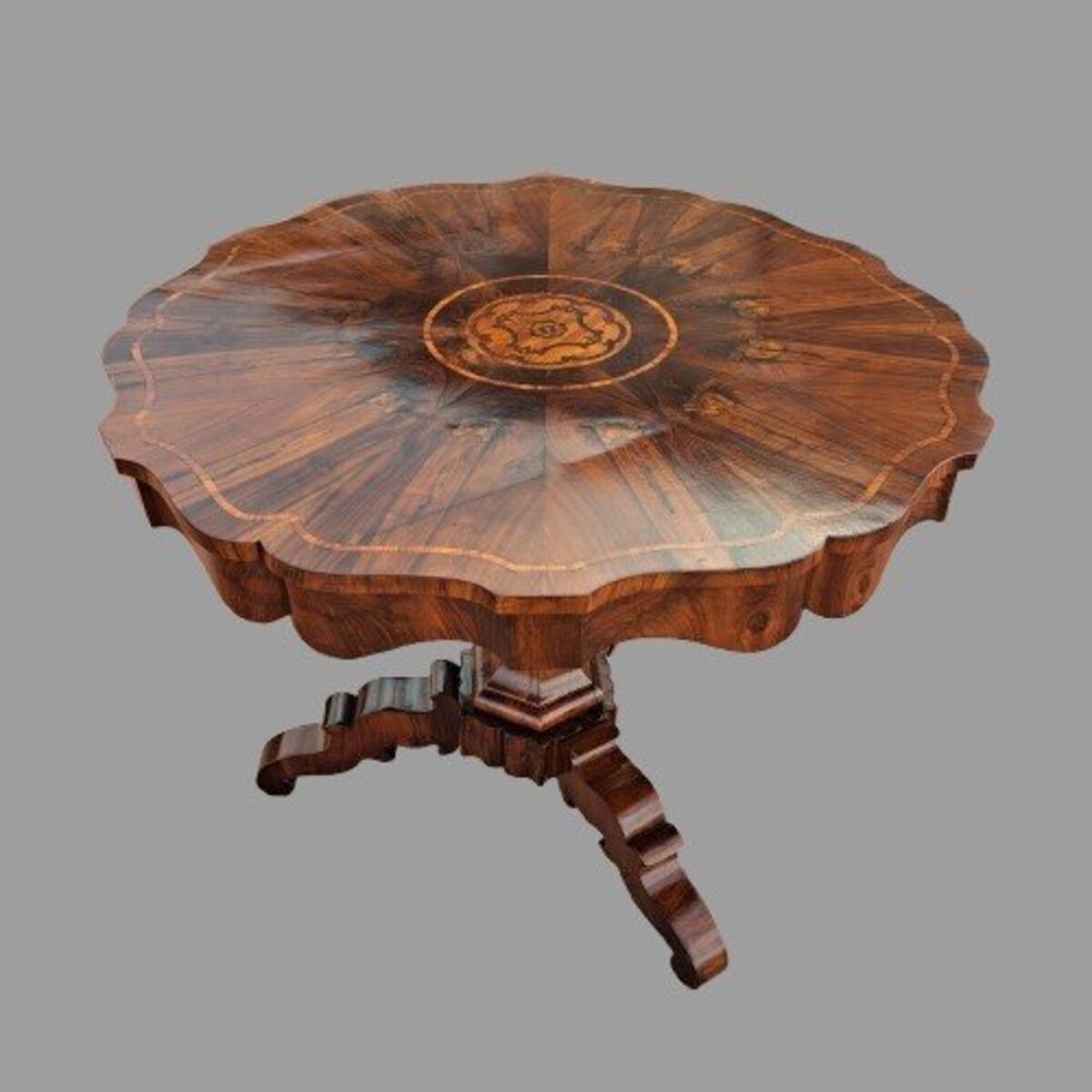 Inlaid Table From The Charles X Period - JAA