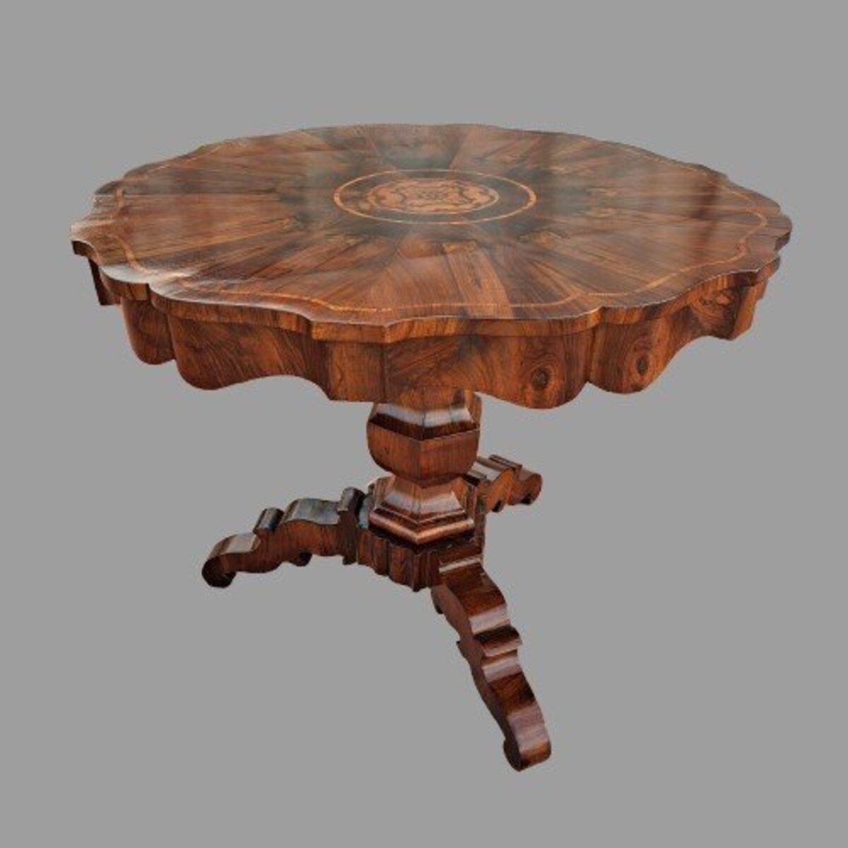 Inlaid Table From The Charles X Period - JAA