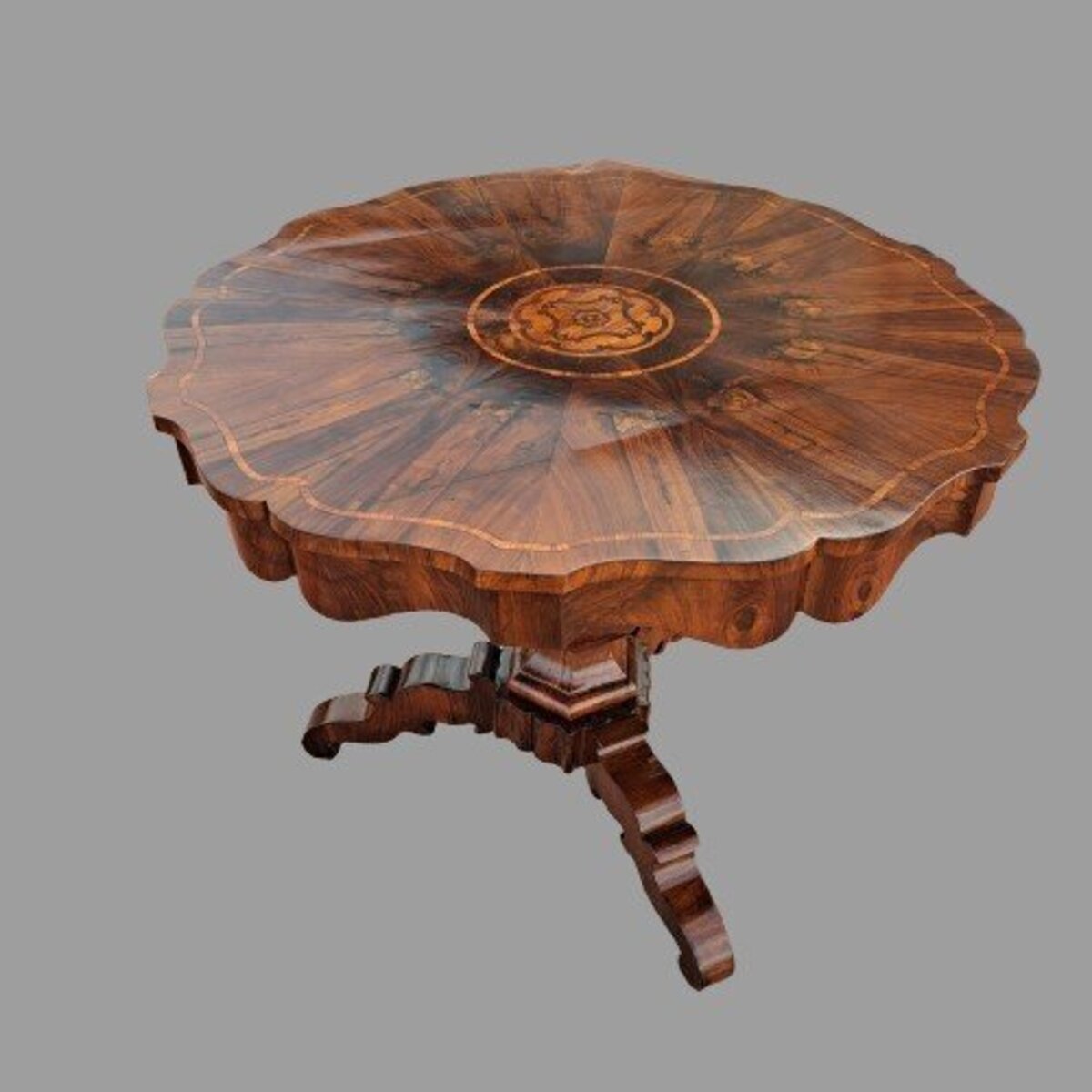 Inlaid Table From The Charles X Period - JAA