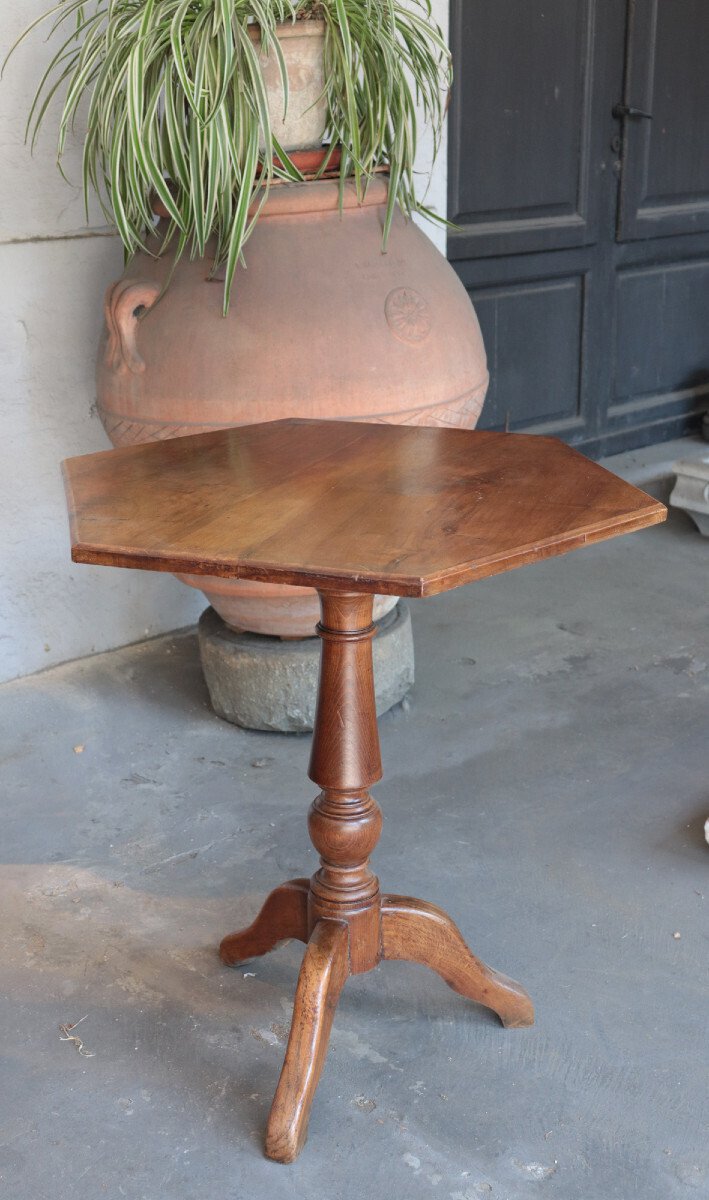 Hexagonal Table, Tuscany, 19th Century - JAA