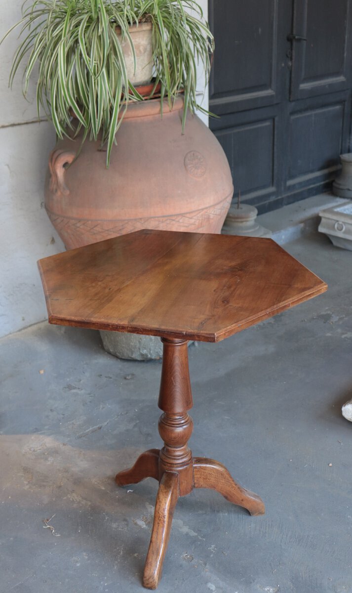 Hexagonal Table, Tuscany, 19th Century - JAA