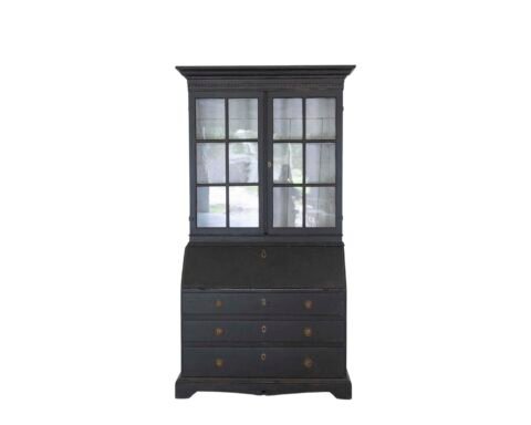 Swedish Gustavian Style Secretary and Vitrine