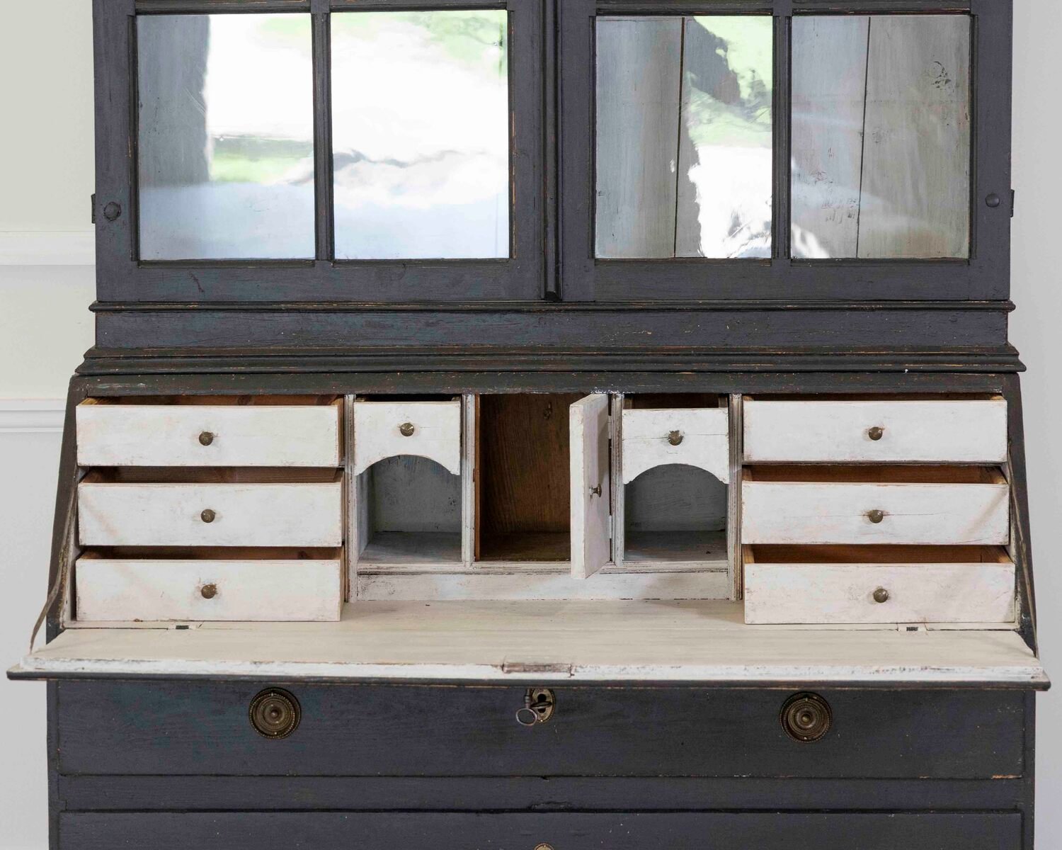 Swedish Gustavian Style Secretary and Vitrine - JAA