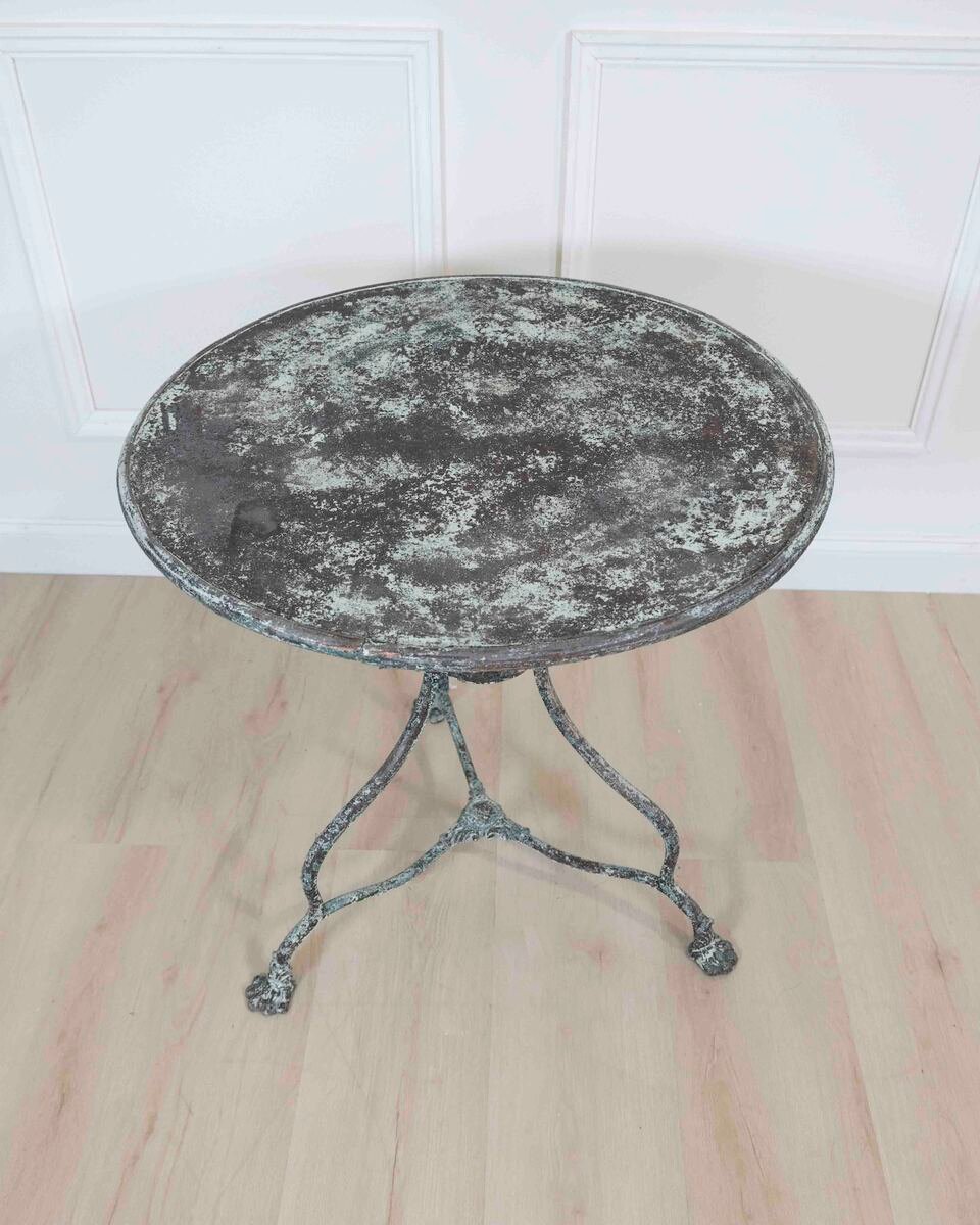 19th Century Arras Wrought Iron Pedestal Table - JAA
