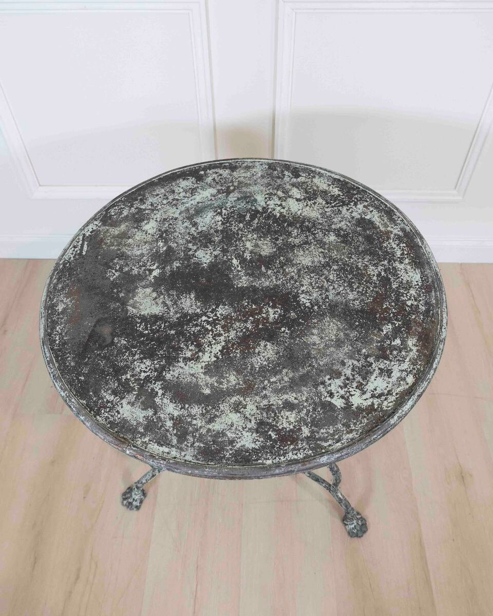 19th Century Arras Wrought Iron Pedestal Table - JAA