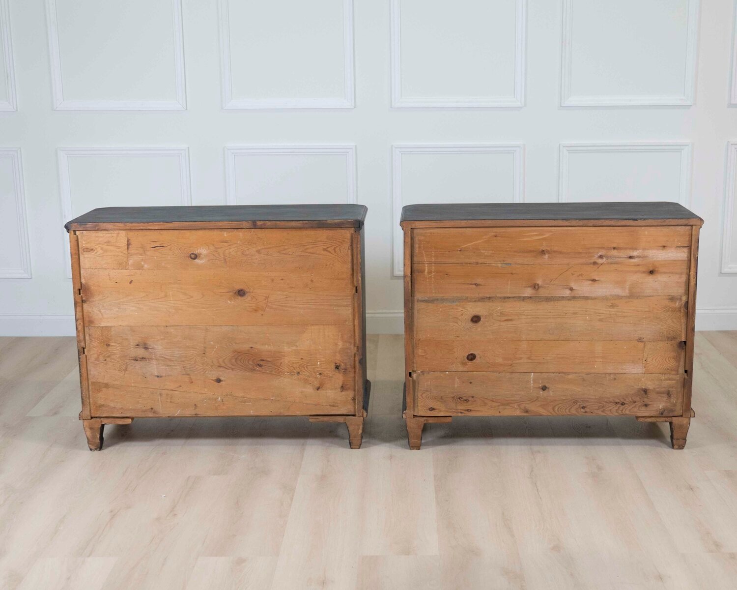 Pair of Swedish Gustavian Style Chests of Drawers - JAA