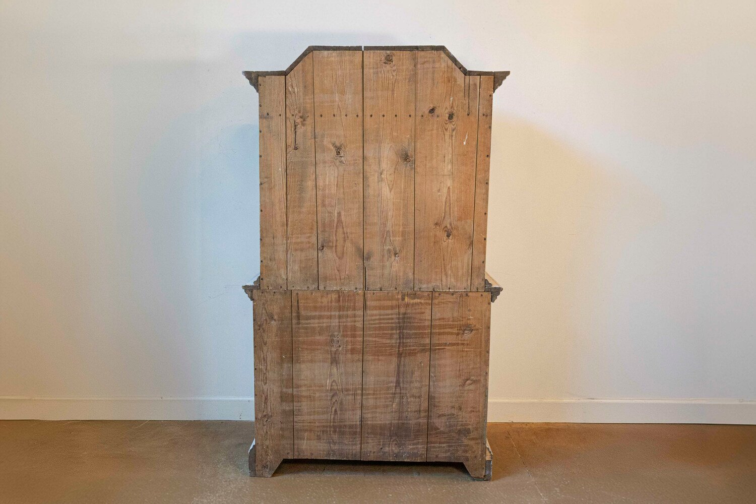 Swedish Baroque Period 1760 Painted Two-Part Cabinet with Four Doors - JAA
