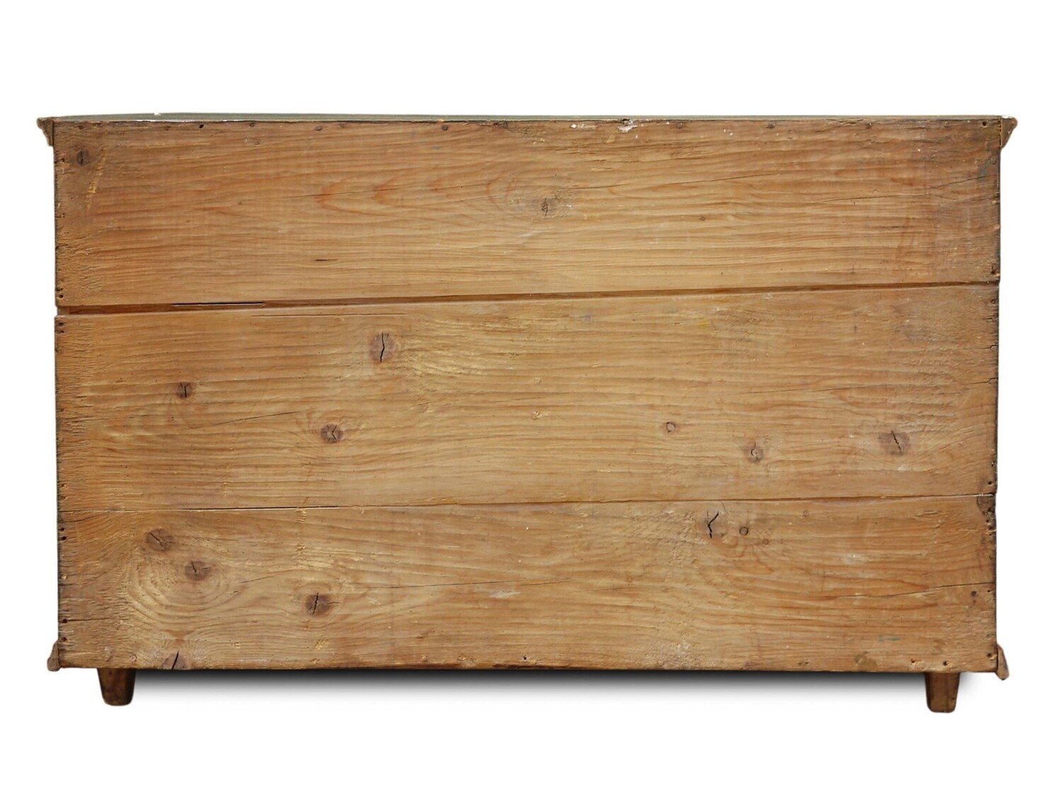 Painted Tyrolean sideboard with chamfered edges, made of painted softwood, datable to around 1820. - JAA