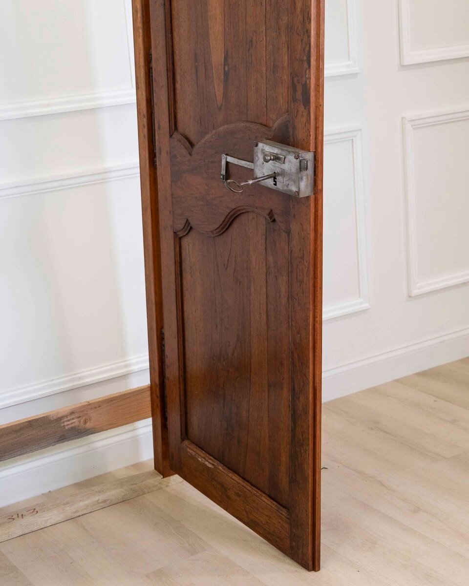 19th Century Louis XV Style Walnut Double Communication Doors - JAA