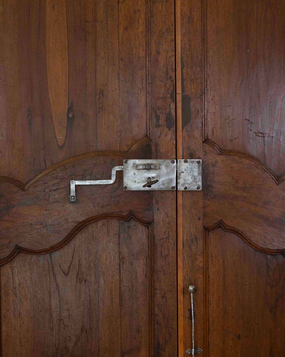 19th Century Louis XV Style Walnut Double Communication Doors - JAA