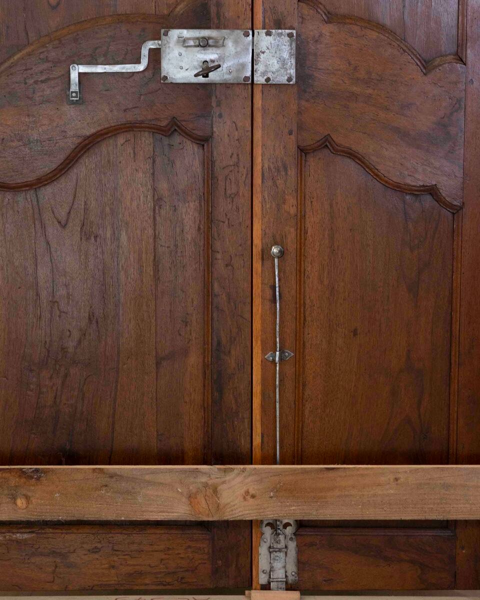 19th Century Louis XV Style Walnut Double Communication Doors - JAA