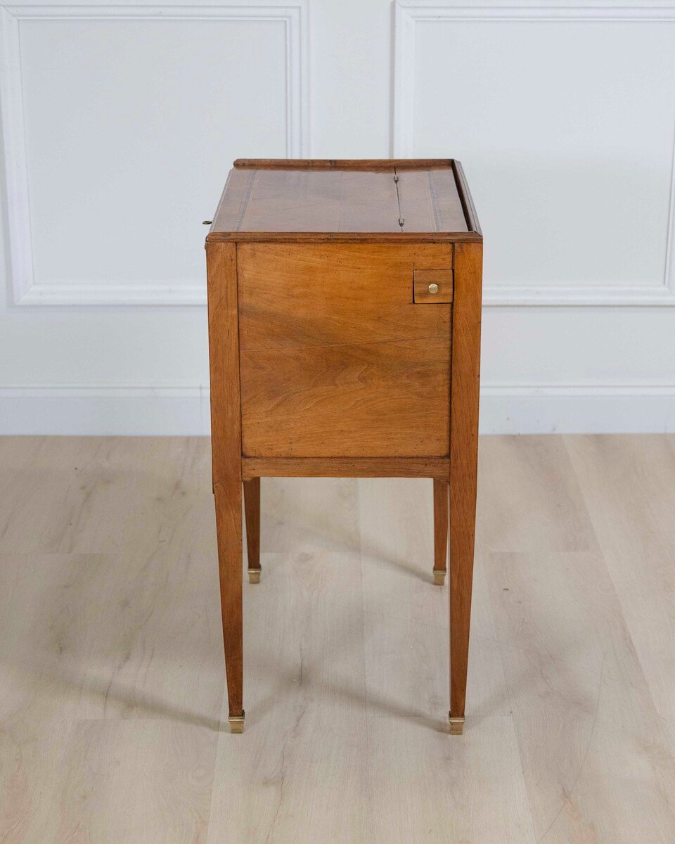 Louis XVI Marquetry Chiffonier Table - JAA