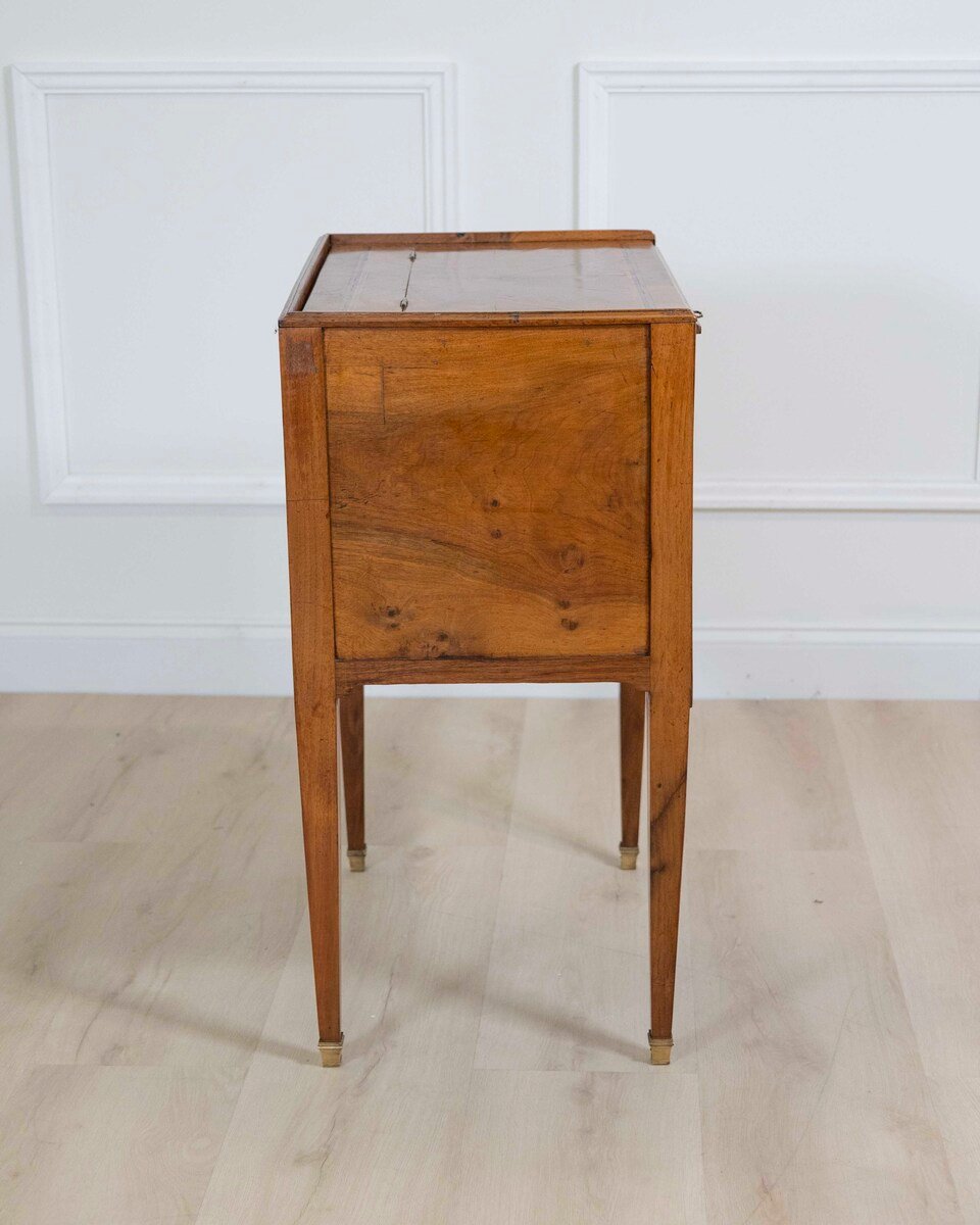 Louis XVI Marquetry Chiffonier Table - JAA